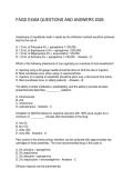 FAGD EXAM QUESTIONS AND ANSWERS 2026