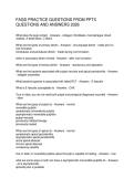 FAGD PRACTICE QUESTIONS FROM PPTX QUESTIONS AND ANSWERS 2026