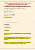 PNCBstudy set Exam V3 Questions and Ver&period;&period;&period;ationales Latest 2025- 2026 Update&period;