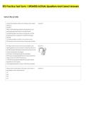 ETS Practice Test Form 1 UPDATED ACTUAL Questions And Correct Answers 
