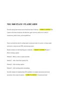 NSG 3600 EXAM 1 FLASHCARDS