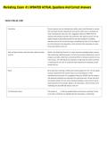 Marketing Exam &num;1 UPDATED ACTUAL Questions And Correct Answers