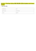 Marketing Exam &num;1 UPDATED ACTUAL Questions And Correct Answers
