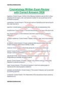Cosmetology Written Exam Review with Correct Answers 2026