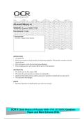 A Level History A &NewLine;Y210&sol;01 Russia 1645&ndash;1741