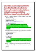 Compilation Bundle for Ontario Gas Technician 1 &lpar;G1&rpar;&comma;&lpar;G2&rpar; & &lpar;G3&rpar;  Certification Exam With Actual Questions & Verified Answers&comma; Plus Explained Rationales&sol;Expert Verified For Guaranteed 100&percnt; Pass 2026&sol;Latest Update&sol;Instant Download Pdf