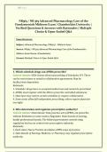 NR565 &sol; NR 565 Advanced Pharmacology Care of the Fundamentals Midterm Exam &vert; Chamberlain University &lpar;2026&sol;2027&rpar; &vert; Verified Questions and Answers with Rationales &vert; Multiple Choice and Open-Ended Q&A &vert; Get HighScore &vert; Instant Download&NewLine;&NewLine;