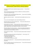 PJM Manual 13&colon; Emergency Operations with all Correct & 100&percnt; Verified Answers &vert;Latest Version &vert;Already Graded A&plus;