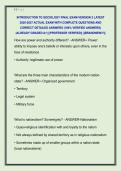 INTRODUCTION TO SOCIOLOGY FINAL EXAM VERSION 2 LATEST &NewLine;2026-2027 ACTUAL EXAM WITH COMPLETE QUESTIONS AND &NewLine;CORRECT DETAILED ANSWERS &lpar;100&percnt; VERIFIED ANSWERS&rpar; &NewLine;&vert;ALREADY GRADED A&plus;&vert; &vert;&vert;PROFESSOR VERIFIED&vert;&vert; &vert;&vert;BRANDNEW&excl;&excl;&excl;&vert;&vert; 