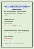 IS 303 FINAL EXAM LATEST 2026-2027 ACTUAL EXAM WITH &NewLine;COMPLETE QUESTIONS AND CORRECT DETAILED ANSWERS &lpar;100&percnt; &NewLine;VERIFIED ANSWERS&rpar; &vert;ALREADY GRADED A&plus;&vert; &vert;&vert;PROFESSOR &NewLine;VERIFIED&vert;&vert; &vert;&vert;BRANDNEW&excl;&excl;&excl;&vert;&vert;