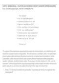 HOSPICE NURSING EXAM &ndash; PRACTICE QUESTIONS AND CORRECT ANSWERS &lpar;VERIFIED ANSWERS&rpar;&NewLine;PLUS RATIONALES 2026 Q&A &vert; INSTANT DOWNLOAD PDF&period;