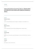 national real estate EXAM A&plus; GRADE ASSURED COMPLETE SOLUTIONS AND VERIFIED ANSWERS