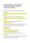 NATS 1870 FINAL EXAM REVIEW &NewLine;QUESTIONS WITH COMPLETE &NewLine;SOLUTION 2025&sol;2026 