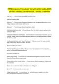 PJM Emergency Procedures Test with all Correct & 100&percnt; Verified Answers &vert;Latest Version &vert;Already Graded A&plus;