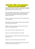 Hazmat Ops - MFRI &ndash; Review Questions and Correct Answers 2026&sol;2027