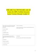 PJM ARE Test TRYWEARE with All Correct & 100&percnt; Verified Answers &vert;Latest Version &vert;Already Graded A&plus;
