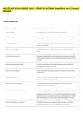 BAO EXAM STUDY GUIDE JURIS&period; UPDATED ACTUAL Questions And Correct &NewLine;Answers 
