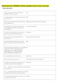 bao final exam UPDATED ACTUAL Questions And Correct Answers 