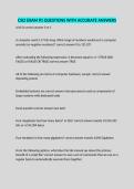 CSCI EXAM &num;1 QUESTIONS WITH ACCURATE ANSWERS