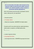 OPSY 5315 RAO EXAM 2 TEST BANK LATEST 2026-2027 ACTUAL &NewLine;EXAM WITH COMPLETE QUESTIONS AND CORRECT DETAILED &NewLine;ANSWERS &lpar;100&percnt; VERIFIED ANSWERS&rpar; &vert;ALREADY GRADED A&plus;&vert; &NewLine;&vert;&vert;PROFESSOR VERIFIED&vert;&vert; &vert;&vert;BRANDNEW&excl;&excl;&excl;&vert;&vert; 