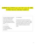 AMBER Book PJM Exam with All Correct & 100&percnt; Verified Answers &vert;Already Graded A&plus;