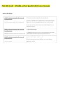 PSIO 305 EXAM 1 UPDATED ACTUAL Questions And Correct Answers