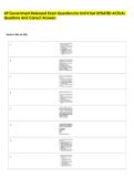 AP Government Released Exam Questions for Unit 4 Test UPDATED ACTUAL &NewLine;Questions And Correct Answers
