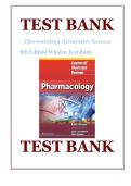 Test Bank for Pharmacology&colon; Illustrated Reviews&comma; 8th Edition by Karen Whalen &vert; Chapters 1&ndash;48 Complete Questions & Answers &vert; Exam Prep Guide 2024&ndash;2025
