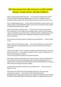 PJM Transmission Test with all Correct & 100&percnt; Verified Answers &vert;Latest Version &vert;Already Graded A&plus;