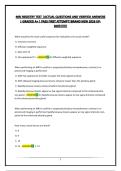 MRI REGISTRY TEST &vert;ACTUAL QUESTIONS AND VERIFIED ANSWERS &vert; GRADED A&plus; &vert; PASS FIRST ATTEMPT&vert;BRAND NEW 2026 UPDATE&excl;&excl;&excl;&excl;&excl;&excl;