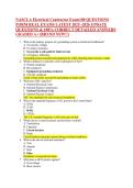 NASCLA Electrical Contractor Exam100 QUESTIONS &NewLine;FORM REAL EXAMS LATEST 2025 -2026 UPDATE &NewLine;QUESTIONS & 100&percnt; CORRECT DETAILED ANSWERS &NewLine;GRADED A&plus; &lpar;BRAND NEW&excl;&excl;&rpar;  