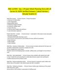 ARE 5&period;0 PJM - Sec&period; 2 Project Work Planning Test with all Correct & 100&percnt; Verified Answers &vert;Latest Version &vert;Already Graded A&plus;