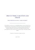 SPED 5313 WEEK 2 CASE STUDY &vert; 2026 UPDATE &vert; WITH COMPLETE SOLUTIONS&period;