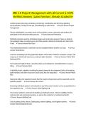 ARE 5&period;0 Project Management with all Correct & 100&percnt; Verified Answers &vert;Latest Version &vert;Already Graded A&plus;
