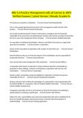 ARE 5&period;0 Practice Management with all Correct & 100&percnt; Verified Answers &vert;Latest Version &vert;Already Graded A&plus;