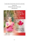 Test Bank for Miller's Nursing for Wellness in Older Adults&comma; Canadian Edition &ndash; Sandra P&period; Hirst &ndash; Complete Test Bank &vert; All Chapters Q&A Study Material