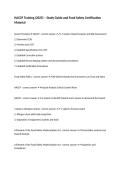 HACCP Training &lpar;2025&rpar; &ndash; Study Guide and Food Safety Certification Material