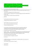 ARE Practice Exam&colon; Practice Management Questions and All Actual Answers 2025-2026 Updated&period;