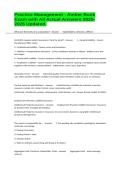 Practice Management - Amber Book Exam with All Actual Answers 2025-2026 Updated&period;
