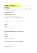 ACLS Practice Questions & Answers &vert; Advanced Cardiac Life Support Study Guide