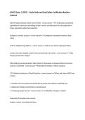 HACCP Exam 1 &lpar;2025&rpar; &ndash; Study Guide and Food Safety Certification Revision Material