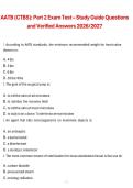 Package deal for CTBS Exam Prep Course &lpar;2026&sol;2027&rpar; &ndash; All Possible Questions and 100&percnt; Verified Answers A&plus; Study Guide