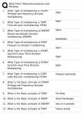 WGU D413 Telecommunications and Wireless Questions and Answers PDF Study Guide