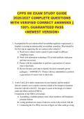 CPPS IHI EXAM STUDY GUIDE &NewLine;2026&sol;2027 COMPLETE QUESTIONS &NewLine;WITH VERIFIED CORRECT ANSWERS &vert;&vert; &NewLine;100&percnt; GUARANTEED PASS &NewLine;<NEWEST VERSION> &NewLine;