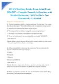 ATI RN Med-Surg Retake Exam Actual Exam 2026&sol;2027 &ndash; Complete Exam-Style Questions with Detailed Rationales &vert; 100&percnt; Verified &ndash; Pass Guaranteed &ndash; A&plus; Graded&NewLine;&NewLine;