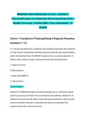 NRNP6635 MIDTERM EXAM ACTUAL 2026&sol;2027 &vert; Psychopathology and Diagnostic Reasoning Study Guide &vert; Walden University &vert; Verified Q&A &vert; Pass Guaranteed - A&plus; Graded&NewLine;&NewLine;