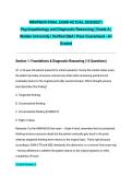 NRNP6635 FINAL EXAM ACTUAL 2026&sol;2027 &vert; Psychopathology and Diagnostic Reasoning &vert; Grade A &vert; Walden University &vert; Verified Q&A &vert; Pass Guaranteed - A&plus; Graded&NewLine;&NewLine;
