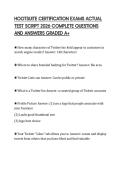 HOOTSUITE CERTIFICATION EXAMS ACTUAL&NewLine;TEST SCRIPT 2026 COMPLETE QUESTIONS&NewLine;AND ANSWERS GRADED A&plus;&NewLine;