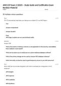 AWS CCP Exam 2 &lpar;2025&rpar; &ndash; Study Guide and Certification Exam Revision Material