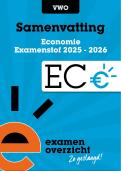 Samenvatting Economie Examen VWO 2026